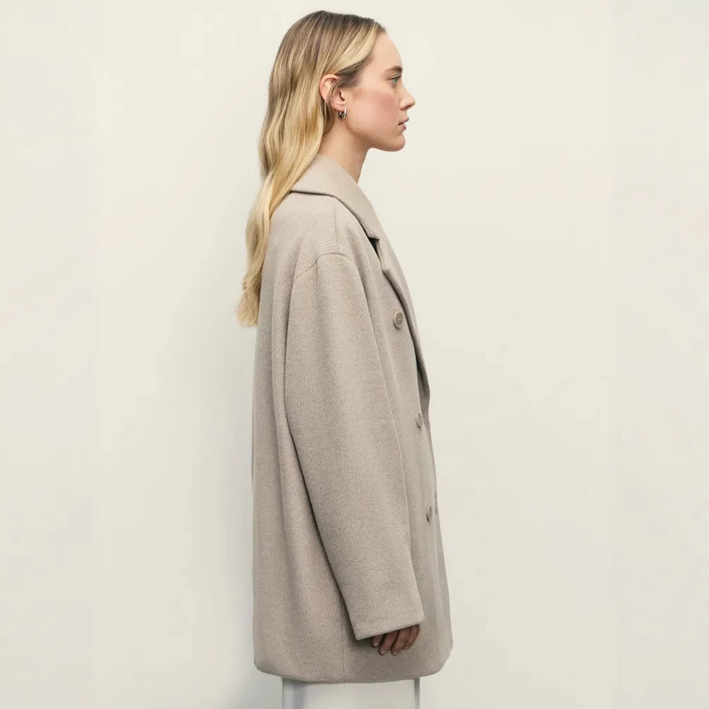 Damen Elegante Doppeltüra-Manteljacke Drune