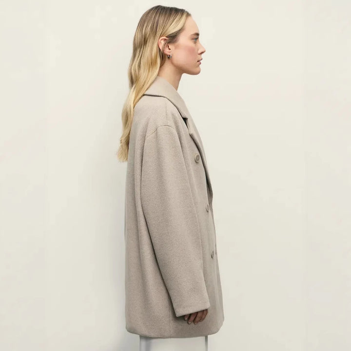 Damen Elegante Doppeltüra-Manteljacke Drune