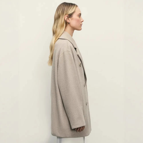 Damen Elegante Doppeltüra-Manteljacke Drune