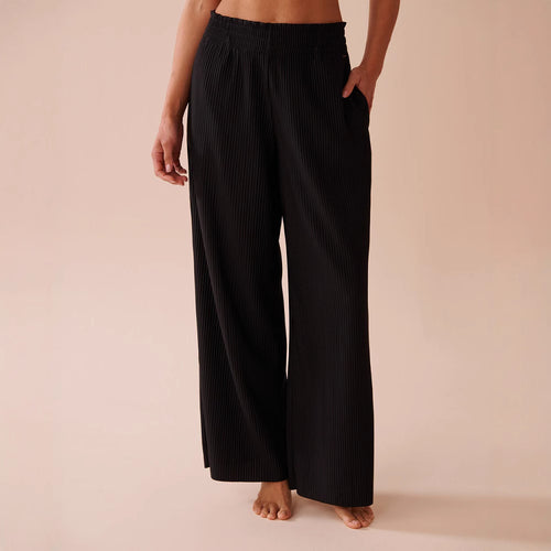 Damen Plisseehose mit elastischem Bund und seitlichen Eingrifftaschen Drune