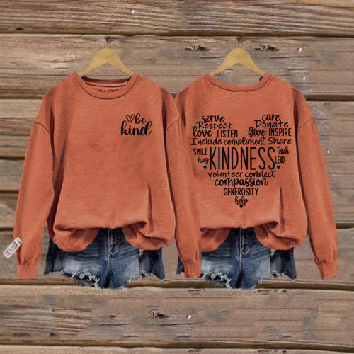 Damen Sweatshirt mit inspirierendem Kaltes-Design und großzügigem Schnitt Drune