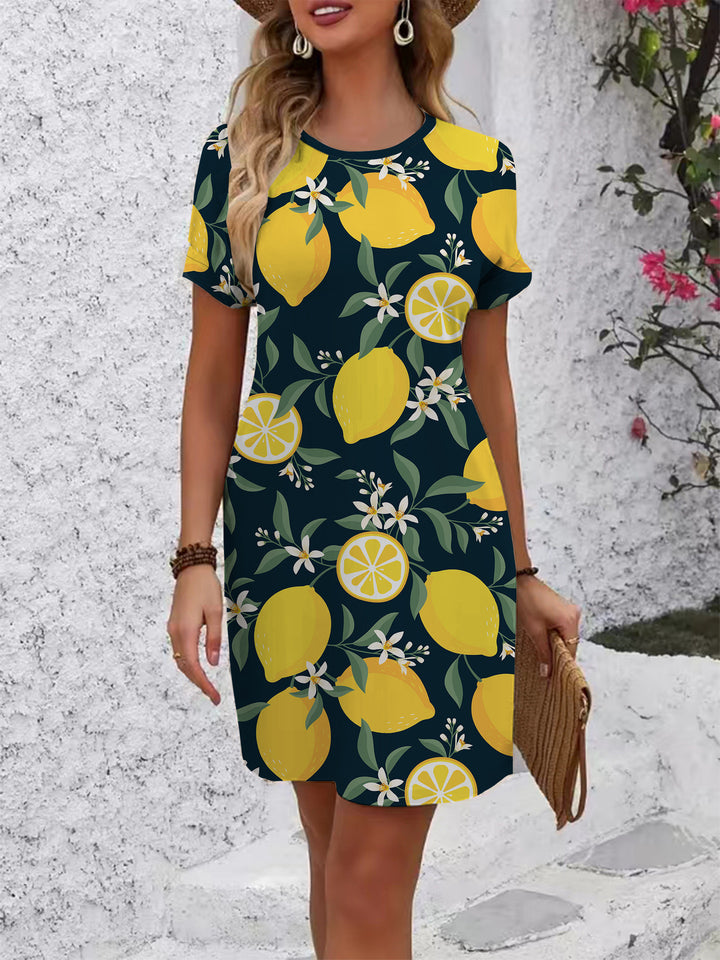 Damen Blumenkleid Drune