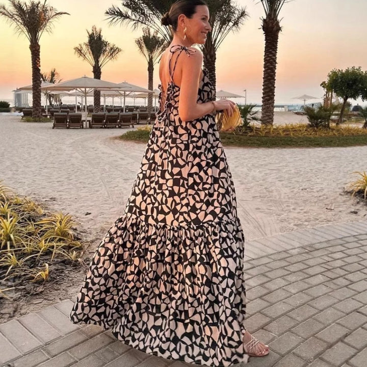 Damen Maxikleid Drune