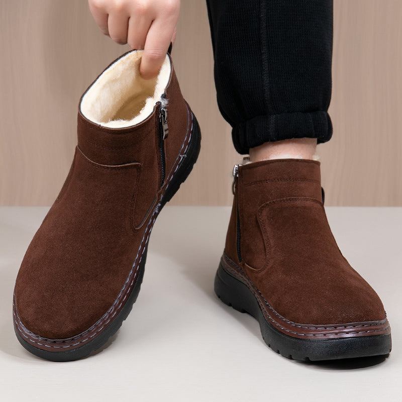 Damen Warmgefütterte Stiefeletten Drune