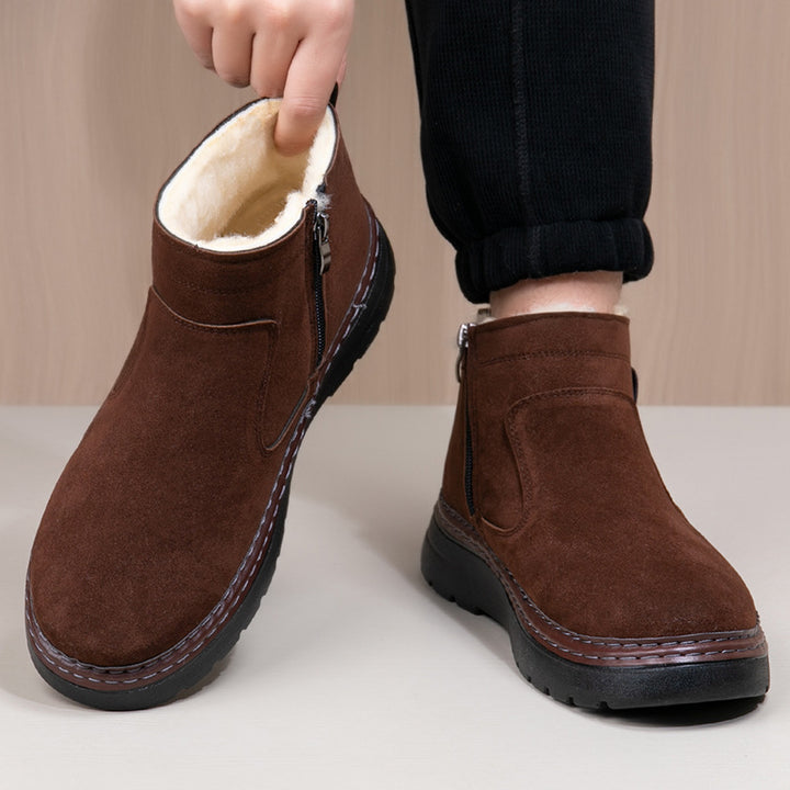 Damen Warmgefütterte Stiefeletten Drune