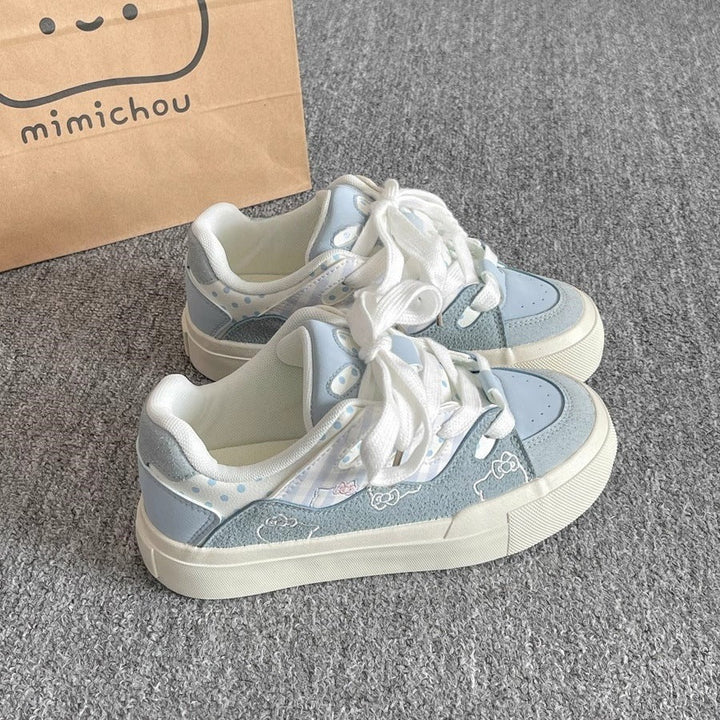 Damen Sneaker mit verspieltem Tierdesign und atmungsaktivem Obermaterial Drune