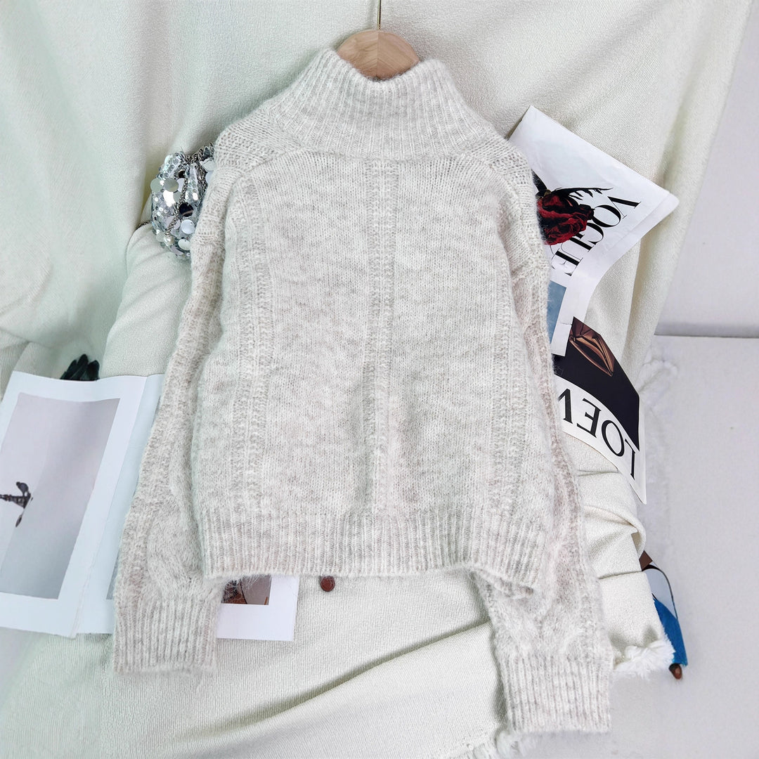 Damen Strickjacke mit strukturiertem Zopfdesign Drune