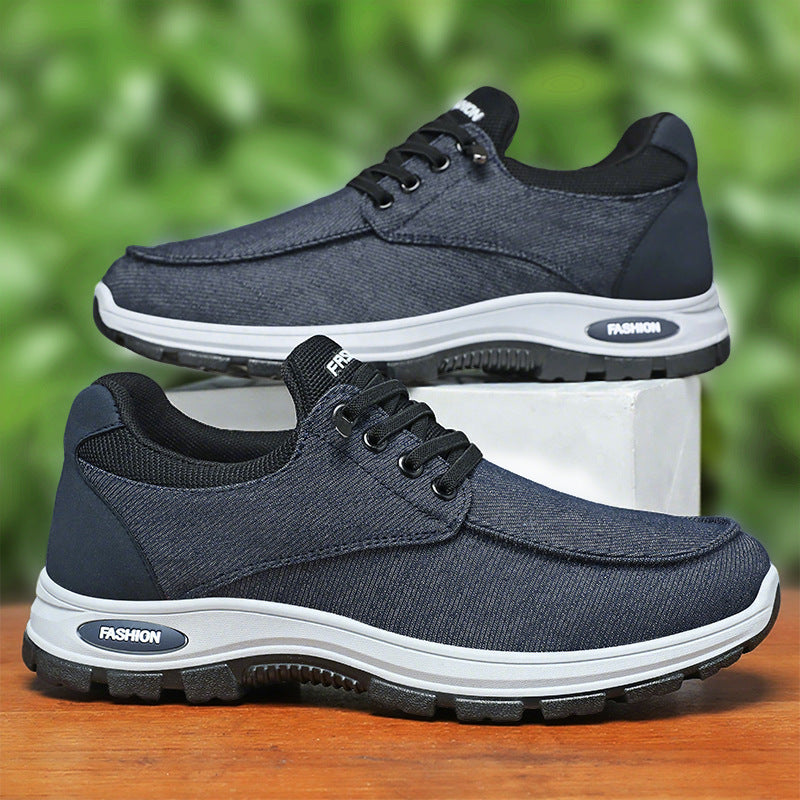 Herren nan robuster Freizeit-Outdoor-Sneaker mit verstärkter Zehenkappe, profilierter Gummilaufsohle und stoßdämpfender EVA-Zwischensohle Drune