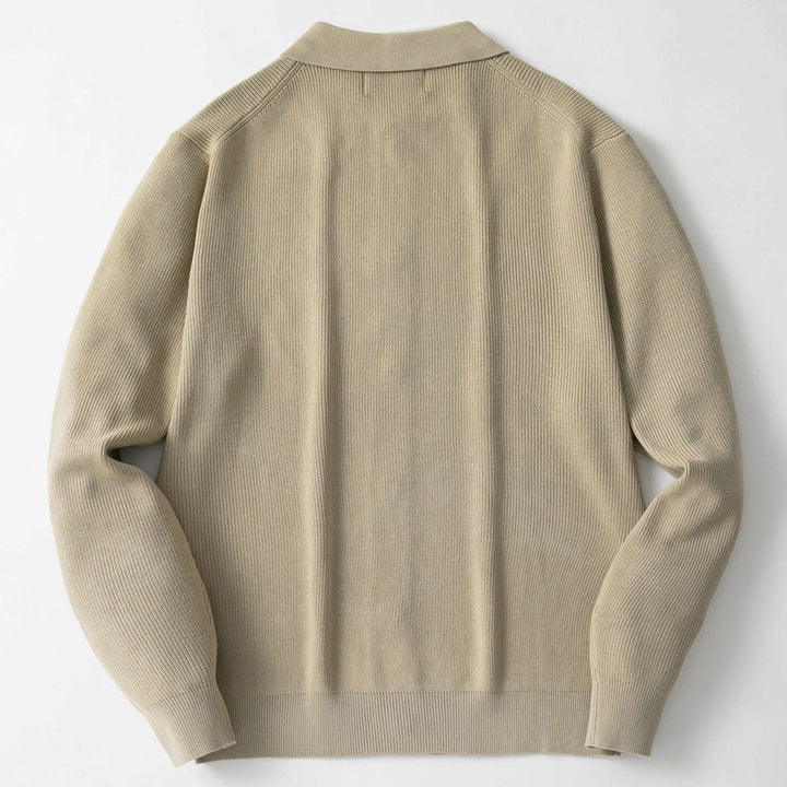Herren Strickjacke mit modernem Kragen und hochwertigen Knöpfen Drune