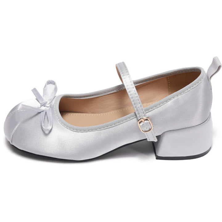 Damen Ballerinas mit elegantem Riemchen und zierlichem Schleifenakzent Drune