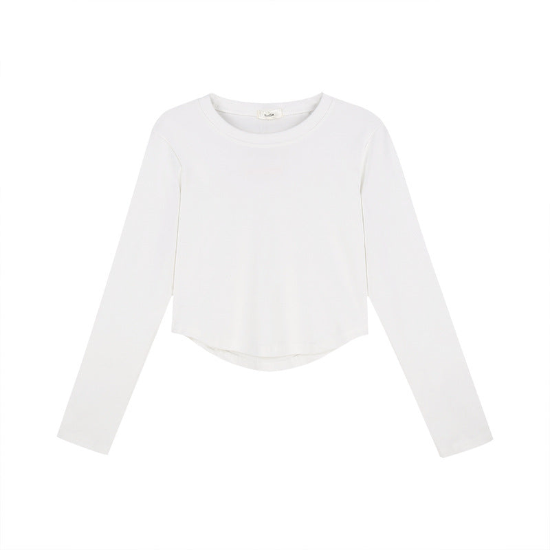 Damen Basic Langarmshirt Drune