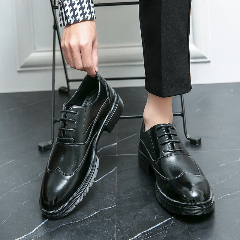 Damen Elegante Schnürschuhe mit hochwertigem Leder und rutschfester Sohle Drune