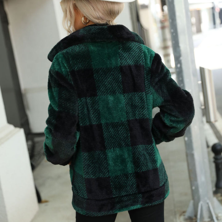Damen Kuschelige Flanelljacke Drune