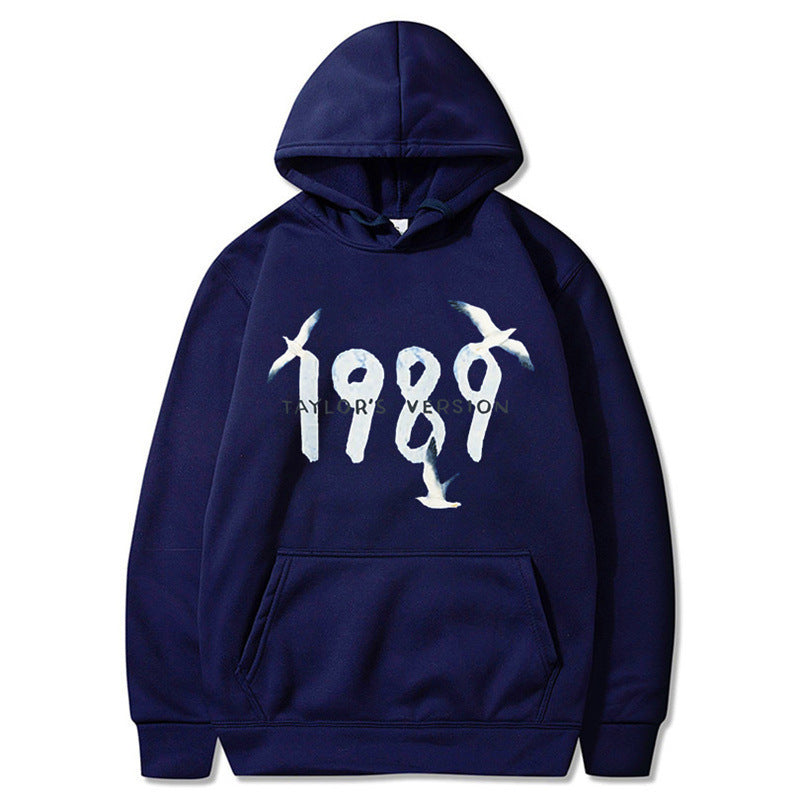 Damen Kapuzenpullover mit kreativem Vogelmotiv und hochwertiger Baumwolle Drune