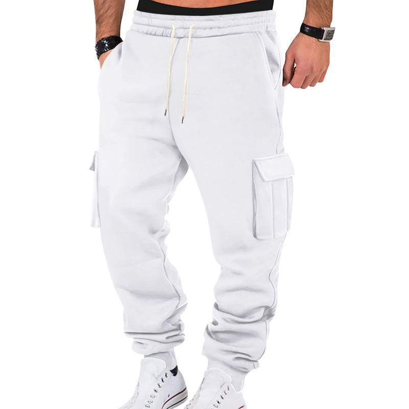 Herren Cargo-Sweatpants mit elastischem Bund und praktischen Seitentaschen Drune