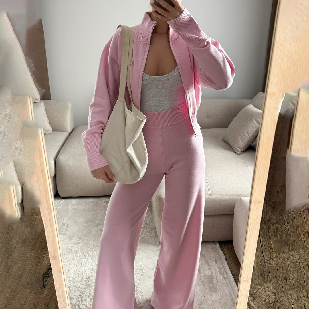 Damen Freizeit-Anzug mit weitem Schnitt und hochwertigem Stoff Drune