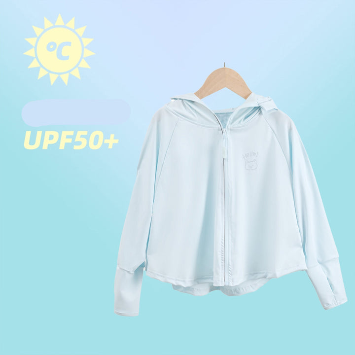 Damen sportliche UV-Schutzjacke mit Kapuze Drune