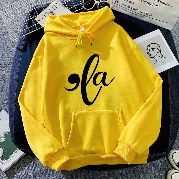 Damen Kapuzenpullover mit kreativem Grafikdesign Drune