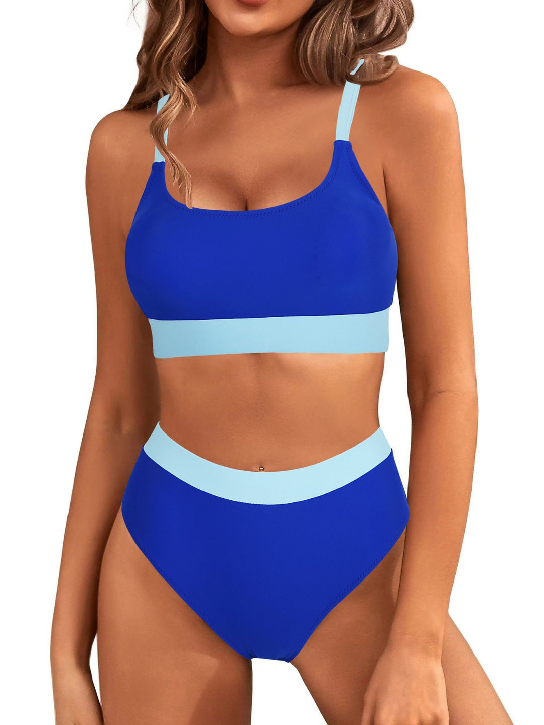 Damen Hochtaillierter Bikini mit sportlichem Schnitt Drune