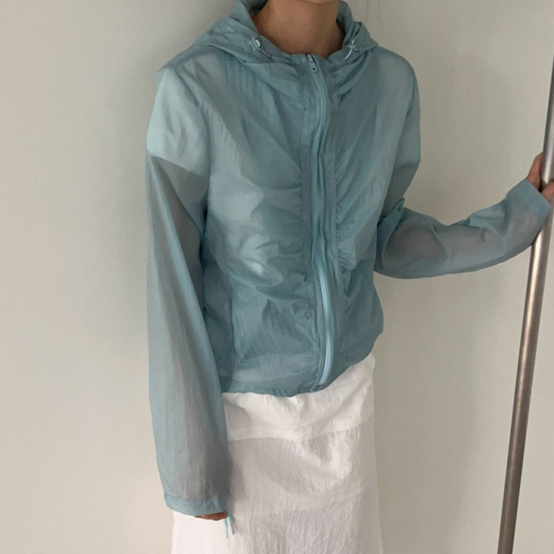 Damen leichte winddichte Sommerjacke Drune