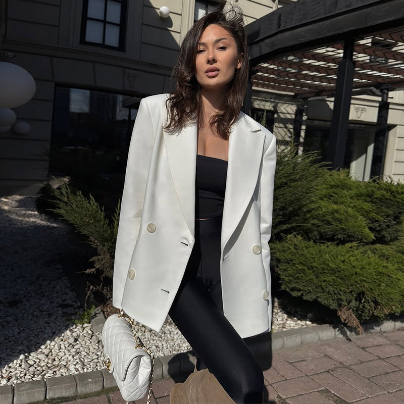 Damen eleganter Oversize-Blazer Drune