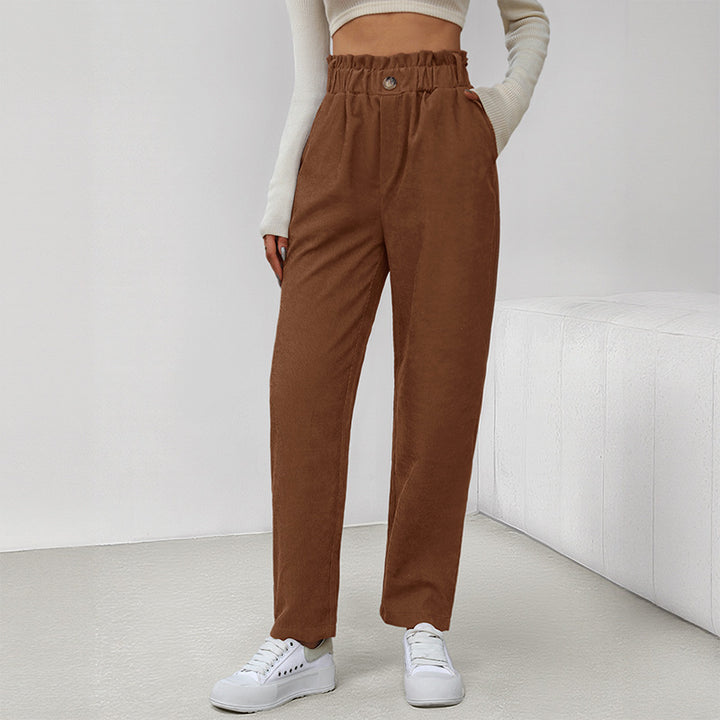 Damen Bequeme Chino-Hose Drune