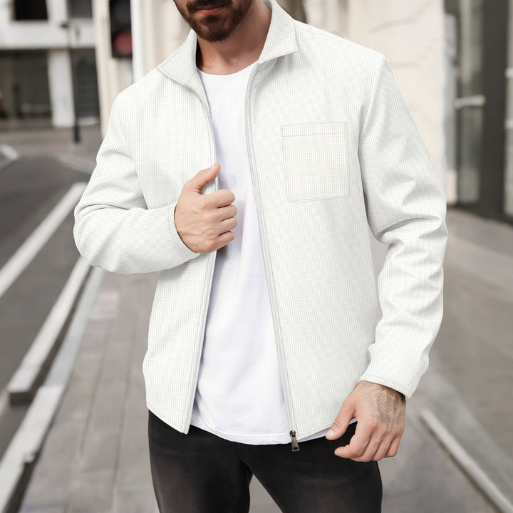 Herren modische Jacke mit strukturiertem Design Drune