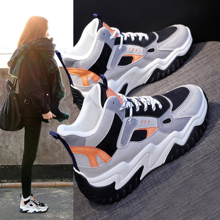 Damen Hohe Sneakers mit wärmendem Innenfutter und strukturiertem Design Drune