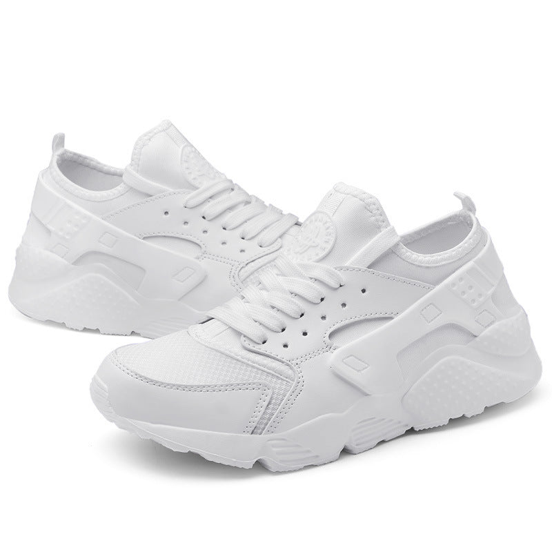 Damen sportliche Sneaker mit atmungsaktiver Oberflächenstruktur und rutschfester Sohle Drune