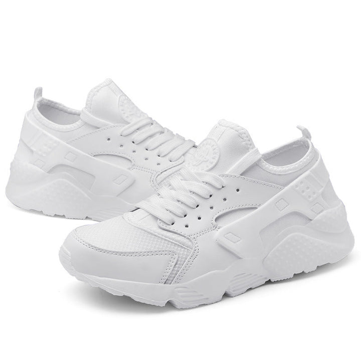 Damen sportliche Sneaker mit atmungsaktiver Oberflächenstruktur und rutschfester Sohle Drune