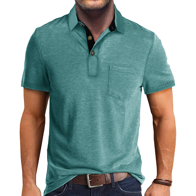 Herren Polo-Shirt mit modernen Designelementen Drune