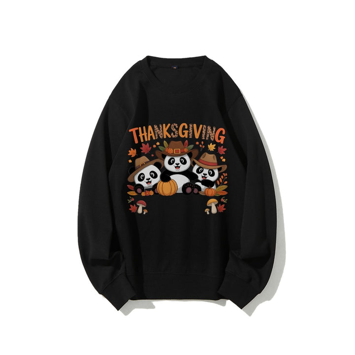 Damen Sweatshirt mit lustigem Tierdesign und herbstlichem Motiv Drune