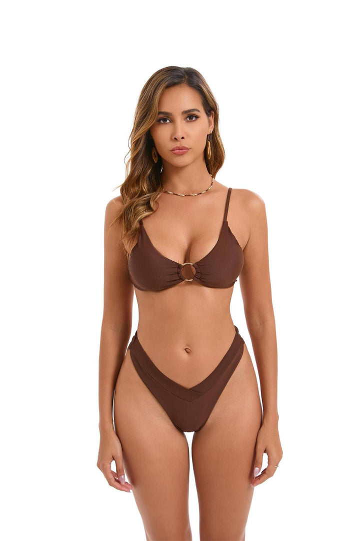 Damen Triangel-Bikini mit elegantem Ring-Detail Drune