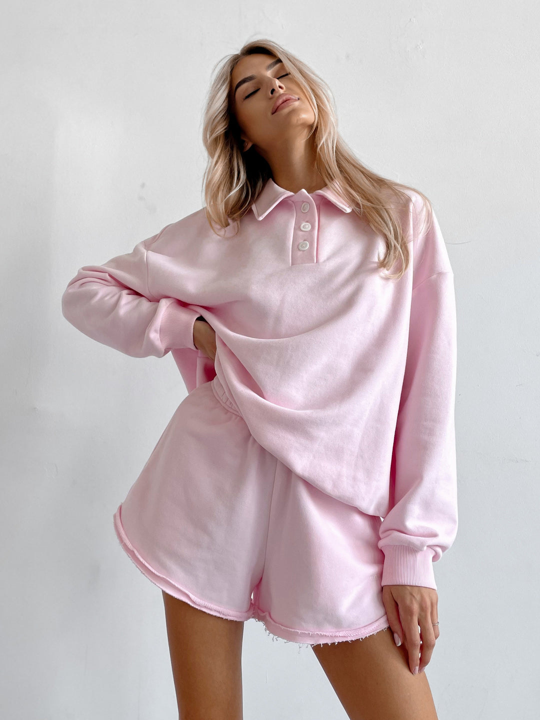 Damen Freizeit-Set mit lässigem Polokragen von Drune