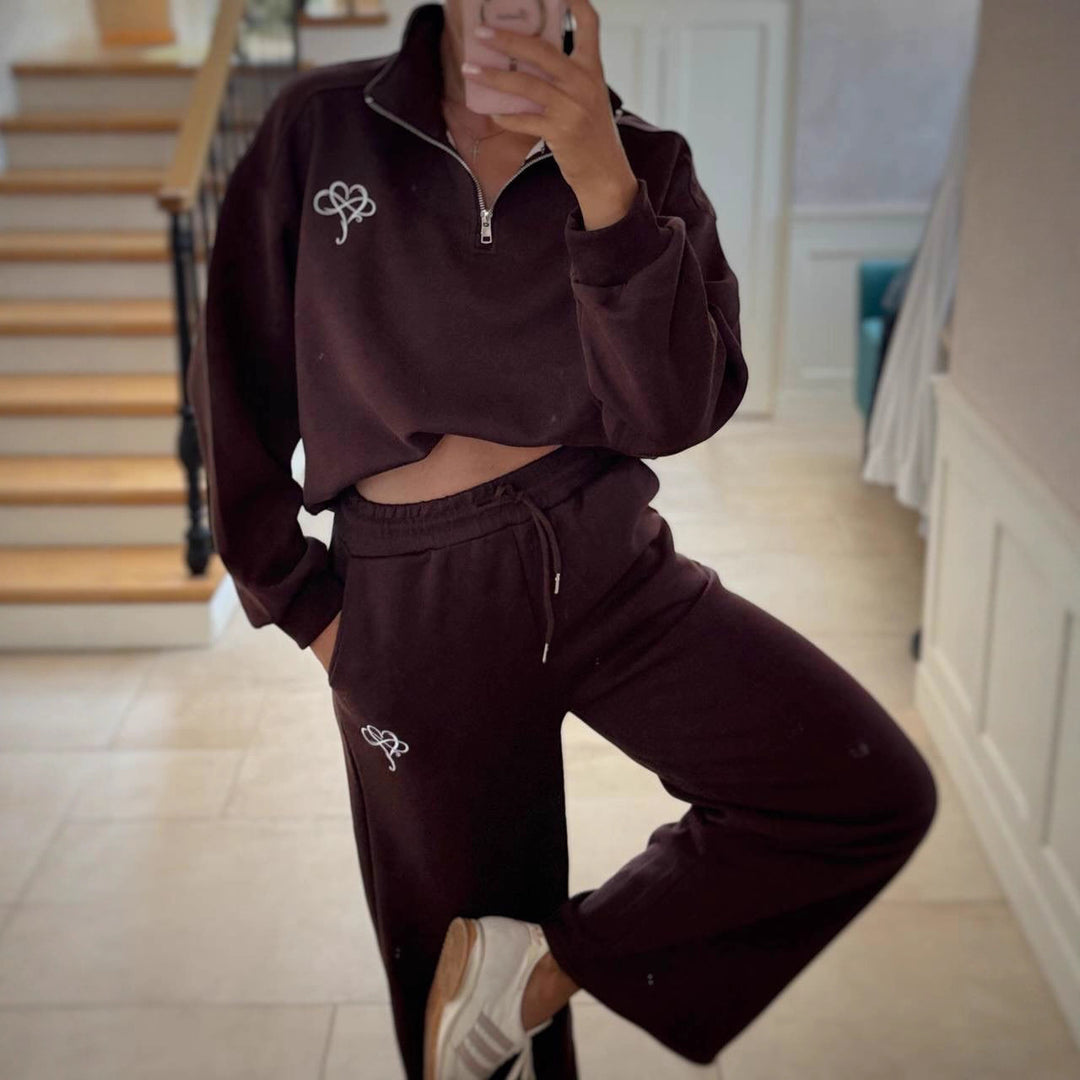 Damen modischer Pullover mit hohem Kragen Drune