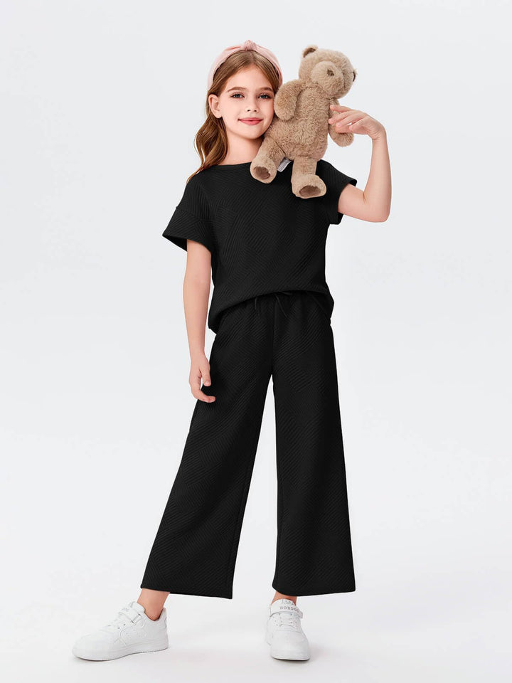 Damen sommerliches Freizeit-Set aus leichter, atmungsaktiver Baumwolle Drune