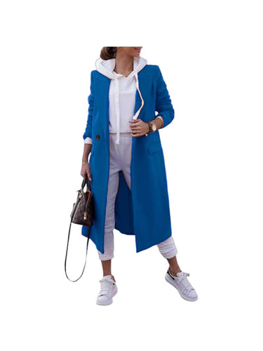 Damen Elegante Übergangsjacke mit schickem Revers und praktischen Taschen Drune