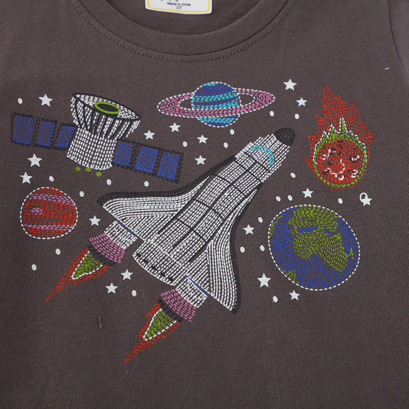 Jungen T-Shirt mit aufregendem Weltraum-Motiv Drune