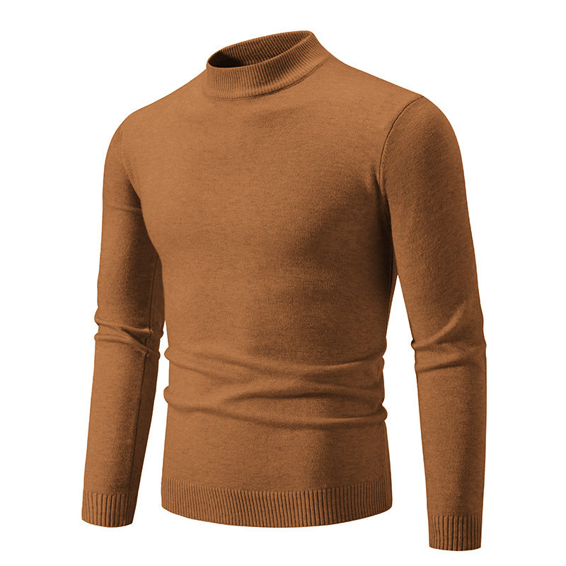 Herren Rollkragenpullover aus weichem Strickmaterial Drune