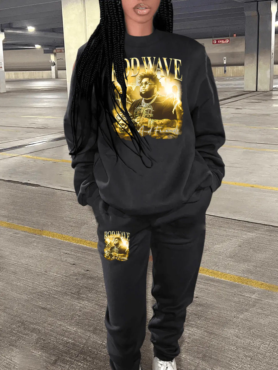 Damen Sweatanzug mit einzigartigen Grafiken Drune