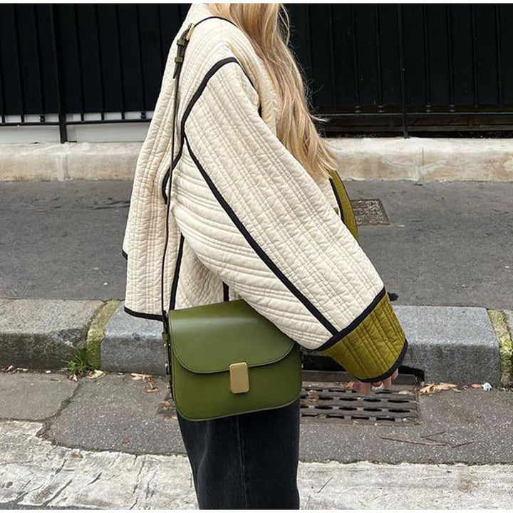 Damen gesteppte Übergangsjacke mit dekorativen Taschen Drune