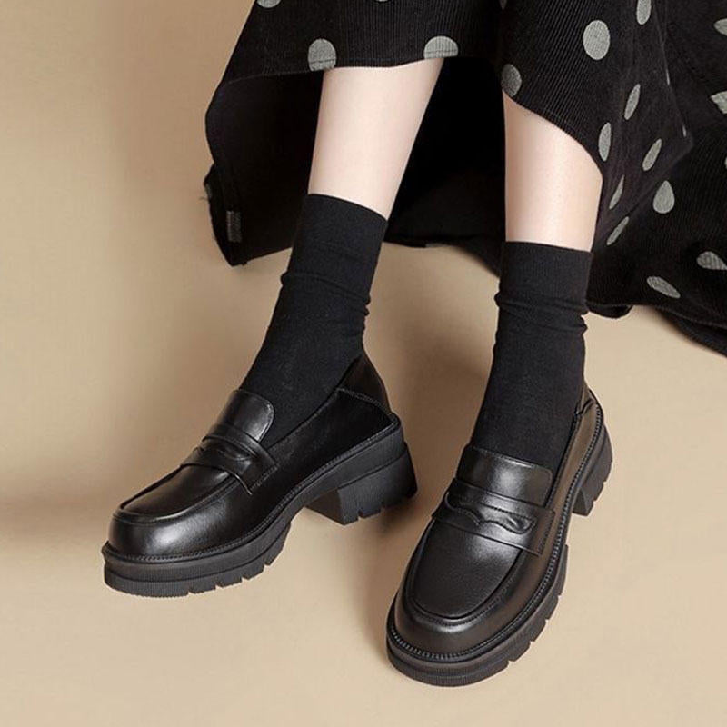 Damen Elegante und bequeme Loafer von hochwertigem Leder Drune