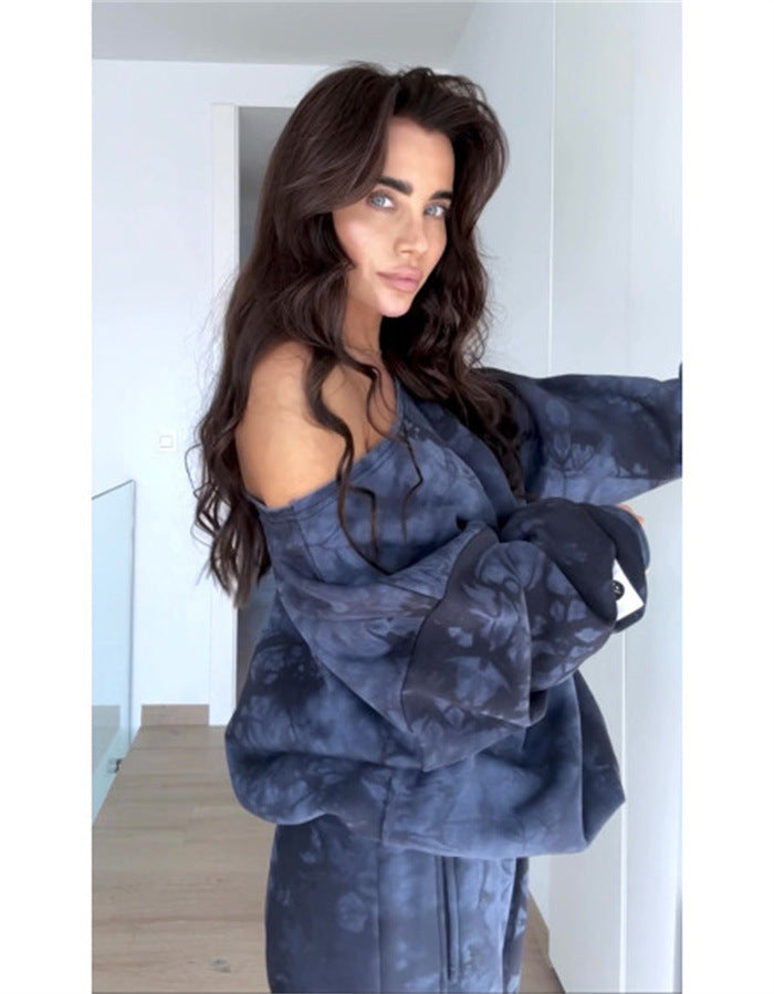 Damen lässiger Oversized Pullover Drune
