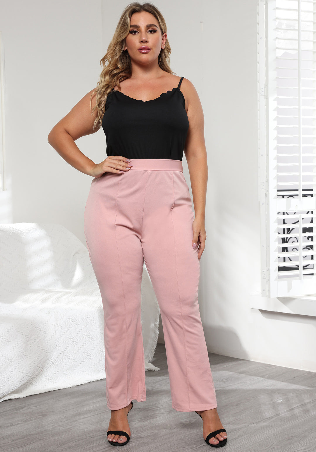 Damen Elegante Hochbundhose mit bequemem Schnitt Drune