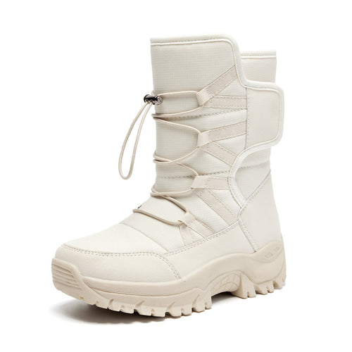 Damen Winter-Boots mit rutschfester Sohle und innovativem Schnellschnürsystem Drune
