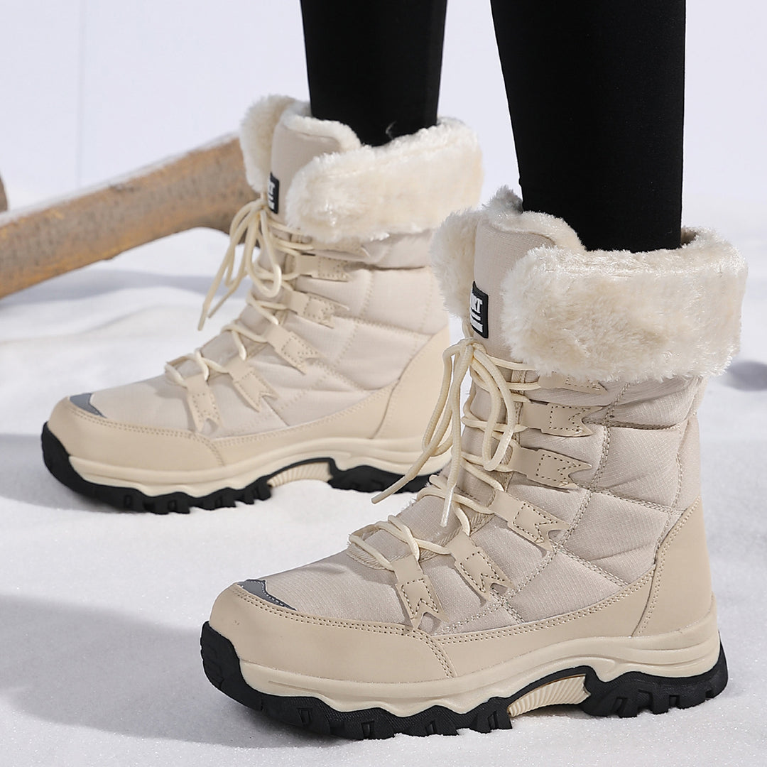 Damen Winterwanderboots mit isolierendem Futter und rutschfester Profilsohle Drune