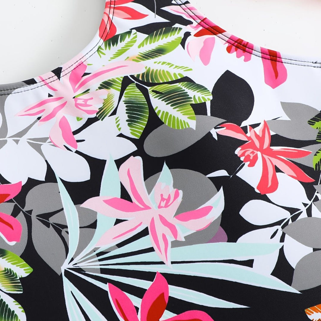 Damen Einteiler mit floralem Muster Drune