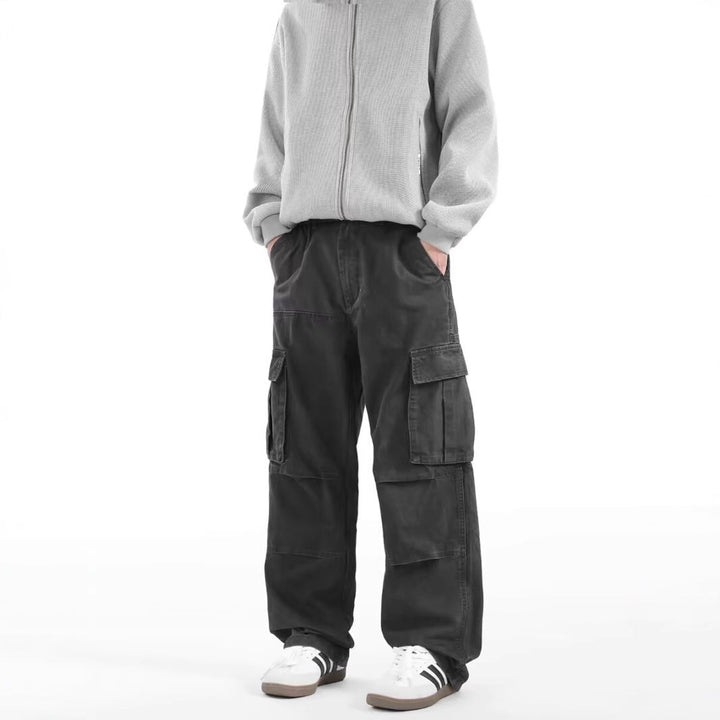 Herren Cargo-Hose mit strapazierfähigem Material und großzügigen Taschen Drune