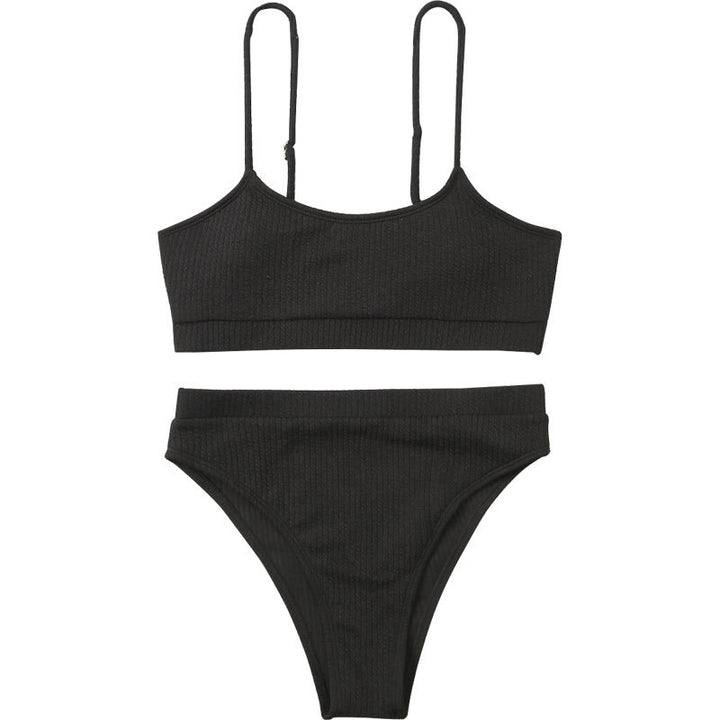 Damen Triangel-Bikini mit strukturierter Textur Drune
