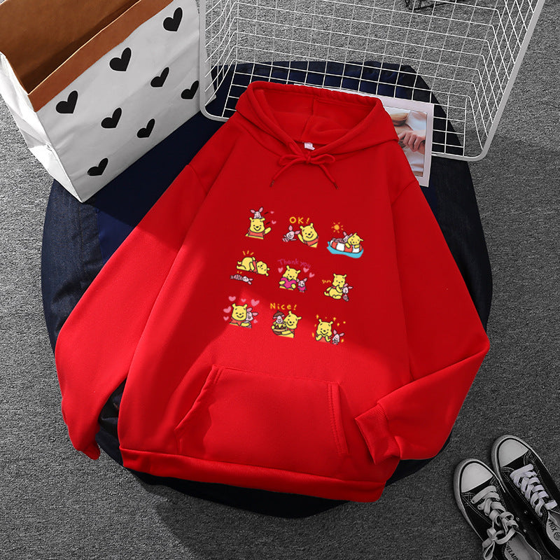 Damen Hoodie mit einzigartigem Pikachu-Motiv Drune